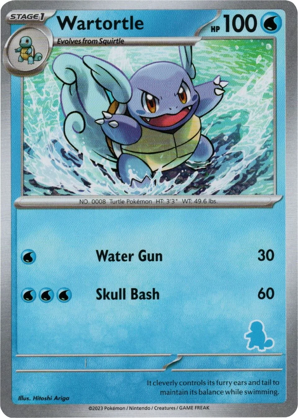 Wartortle 「FBS No. 004」「EN」